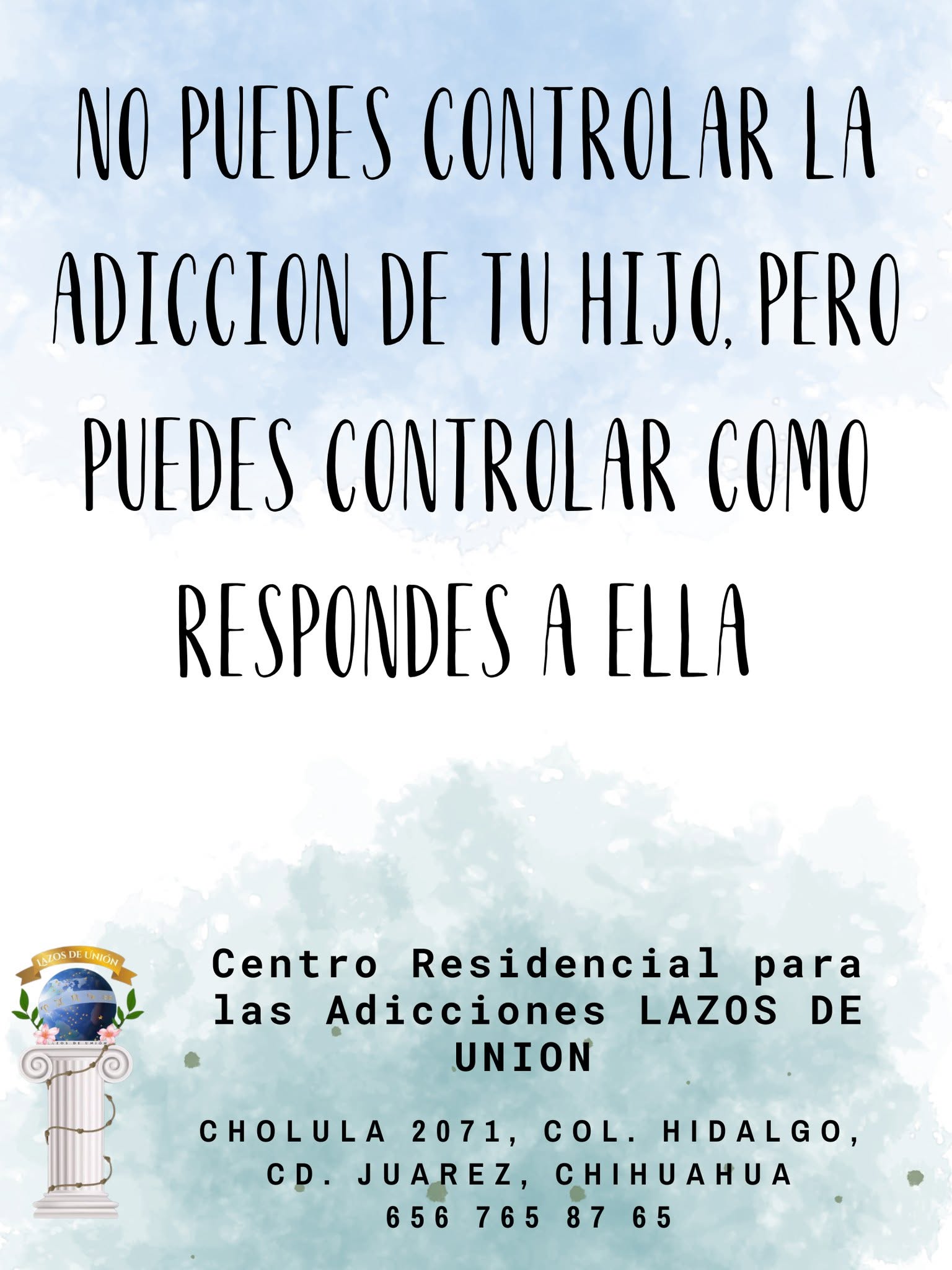 No puedes controlar la adicción pero sí responder a ella